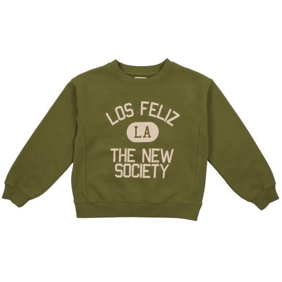 NWT THE NEW SOCIETY Newburry sweatshirt | Khaki size 3 Yrs - Picture 9 of 11